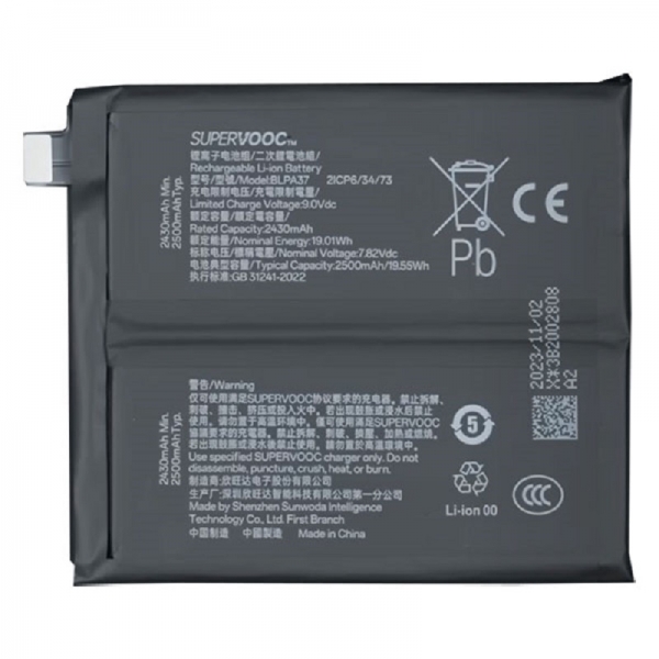 Oppo Find X7 BLPA37 Pil Batarya