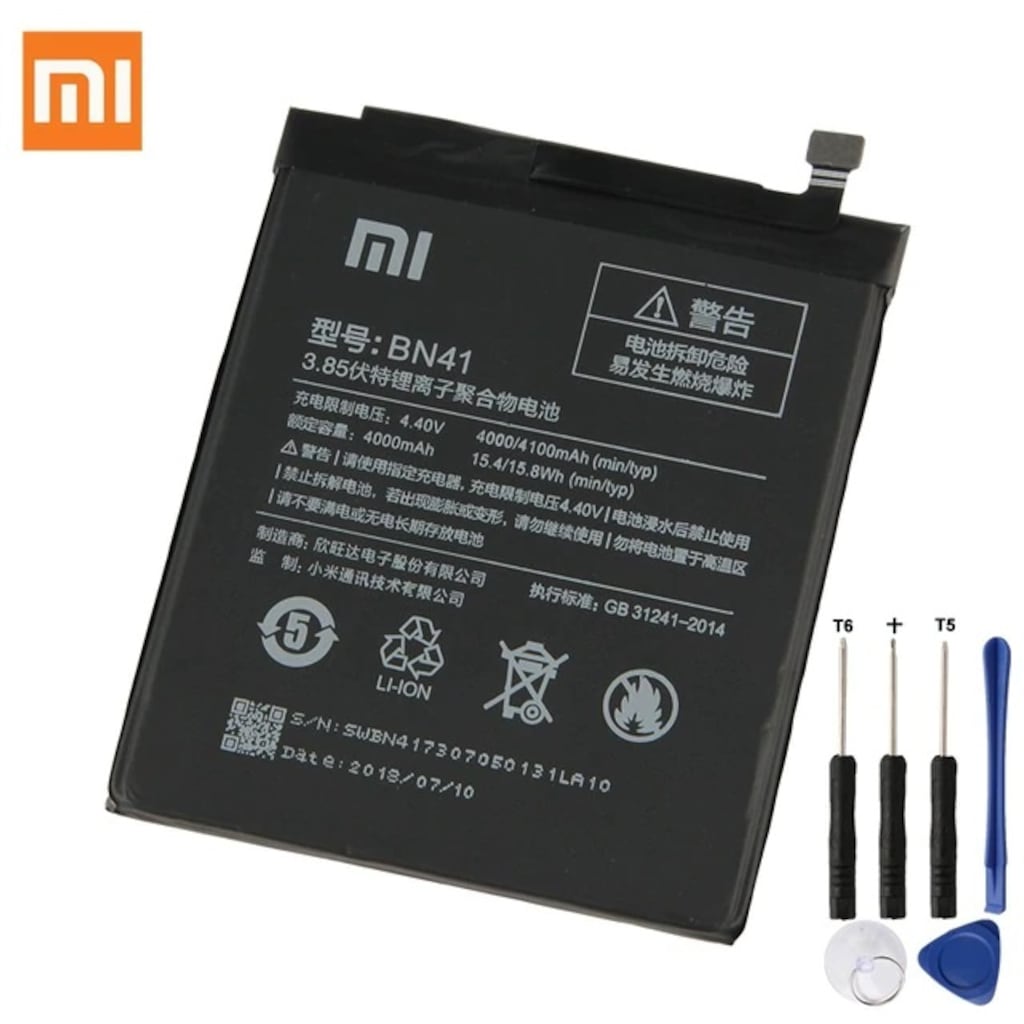 Xiaomi Redmi Note 4 Pil Batarya Bn41 ve Tamir Seti