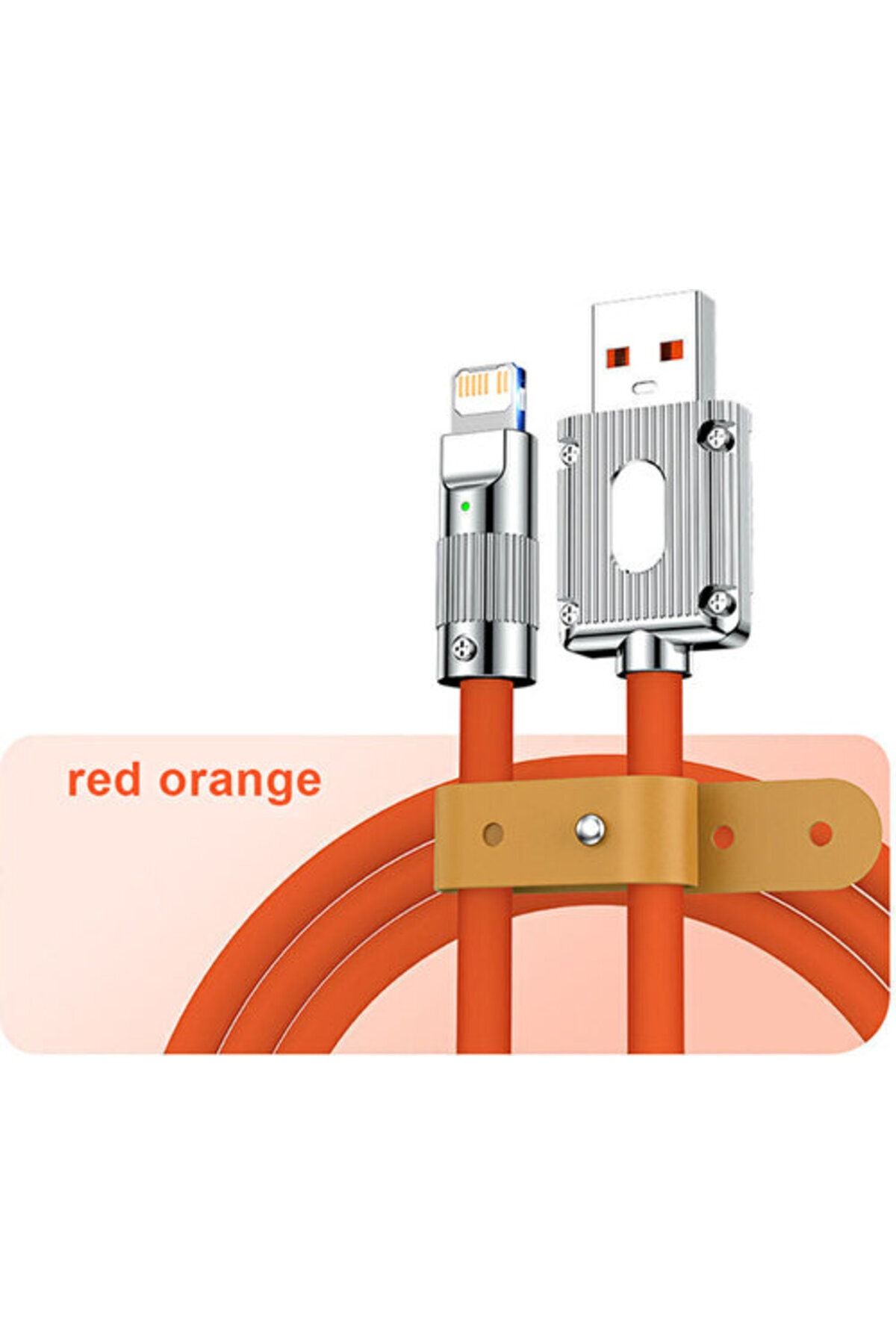 Apple Uyumlu USB To Lightning 120W 6A Turbo Hızlı Şarj ve Data Kablosu Apple iPhone iOS Uyumlu Esnek Kopmaz