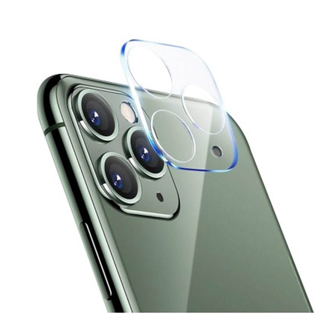 Apple Iphone 11 Pro Max Uyumlu Kamera Lens Koruyucu (KOLAY TAKMA APARATLI)Şeffaf