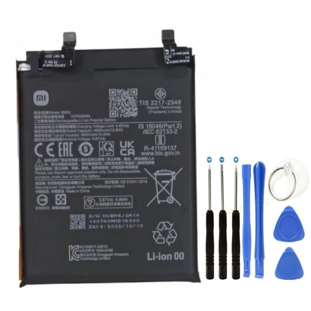 Xioami Redmi K50 Ultra Pil Batarya Bm5j 5000 Mah+tamir Set