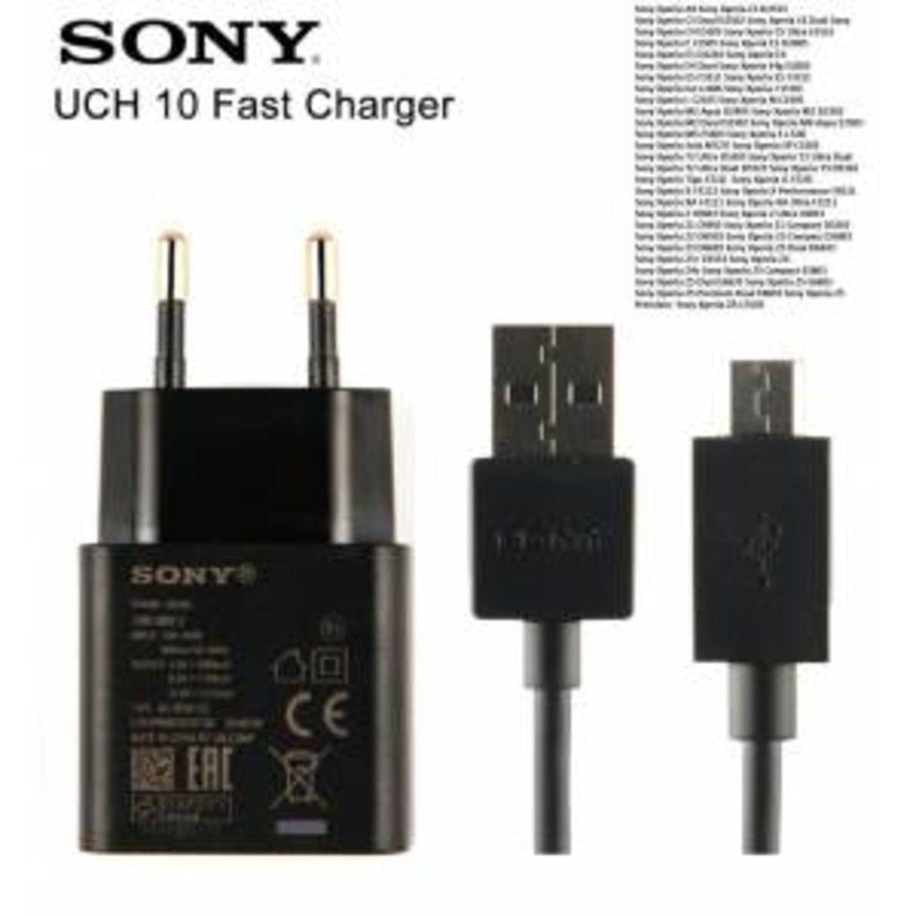 Sony Xperia E4 Şarj Aleti Ve Data Kablosu Uch10 Micro Usb