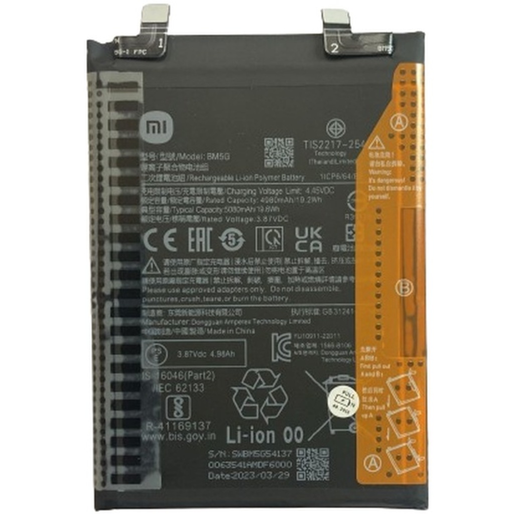 Xioami Redmi Note 11t Pro Pil Batarya Bm5g 5080 Mah