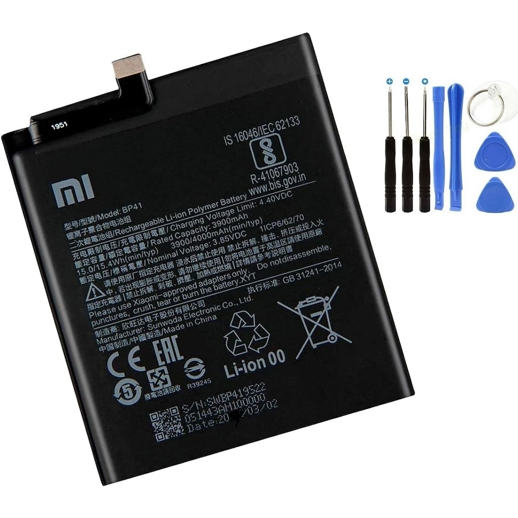 Xiaomi Redmi K20 Batarya Pil + Tamir Seti Bp41