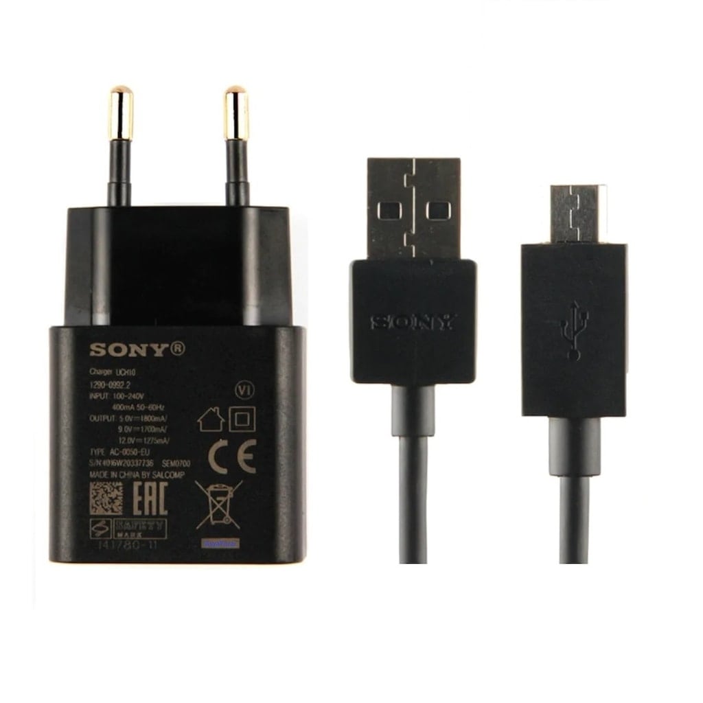 Sony Xperia Z5 E6603 Şarj Aleti Ve Data Kablosu Uch10 Micro Usb