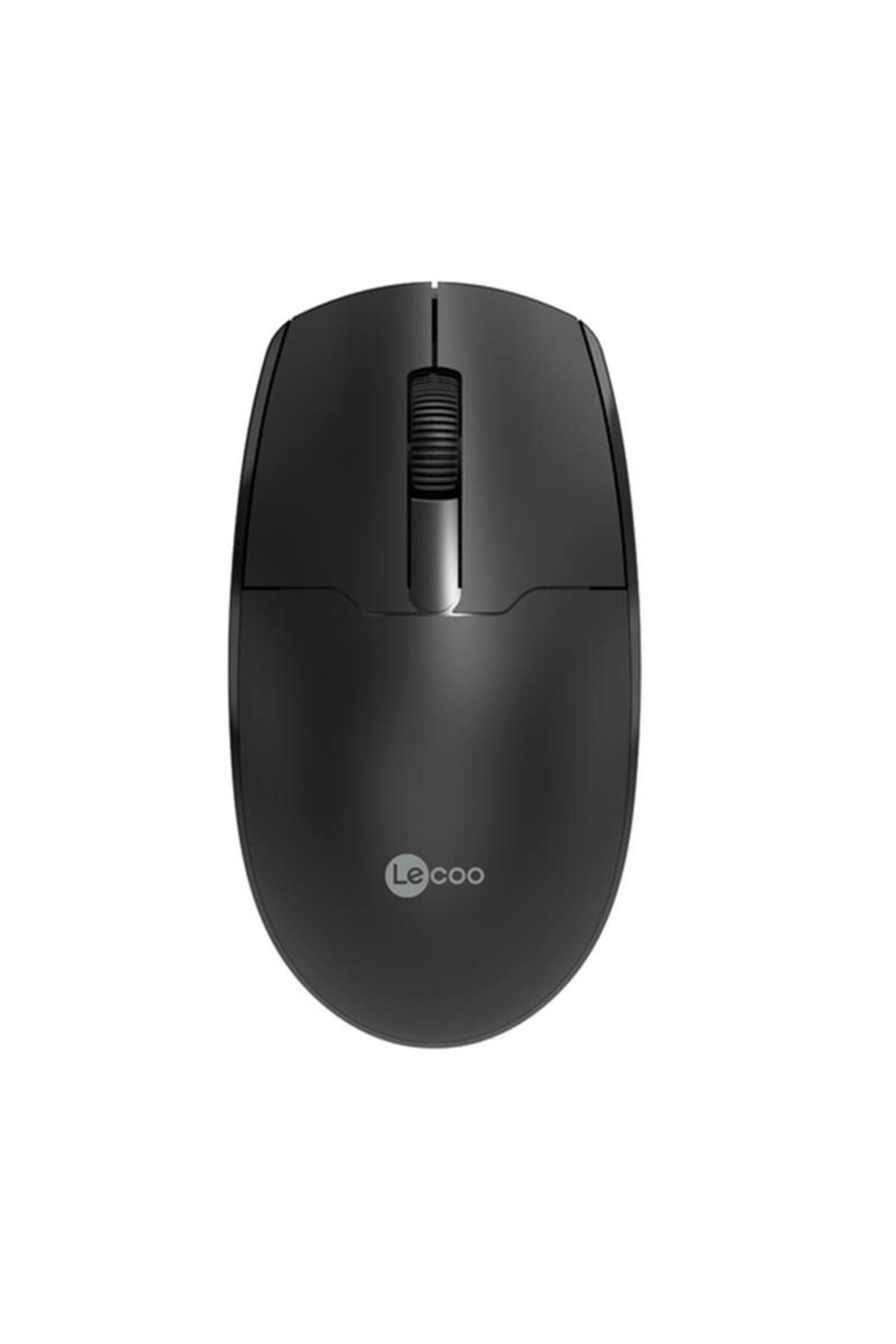 LECOO USB OPTİK KABLOSUZ MOUSE SİYAH WS204-S