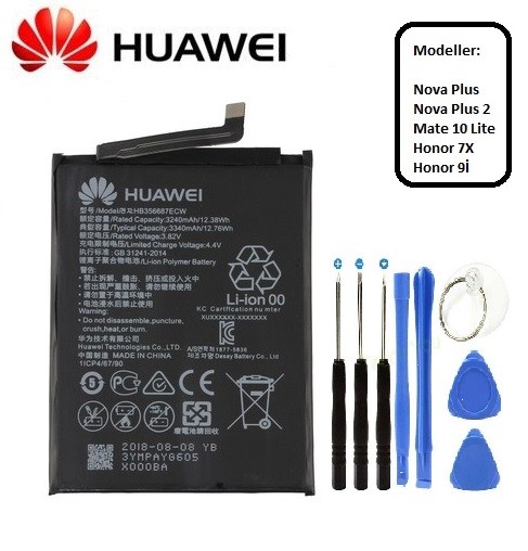 Huawei Nova Plus  Batarya Pil HB356687ECW ve Tamir Seti