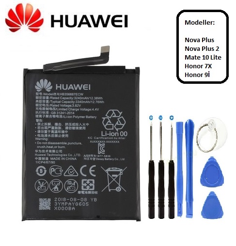 Huawei Nova Plus  Batarya Pil HB356687ECW ve Tamir Seti
