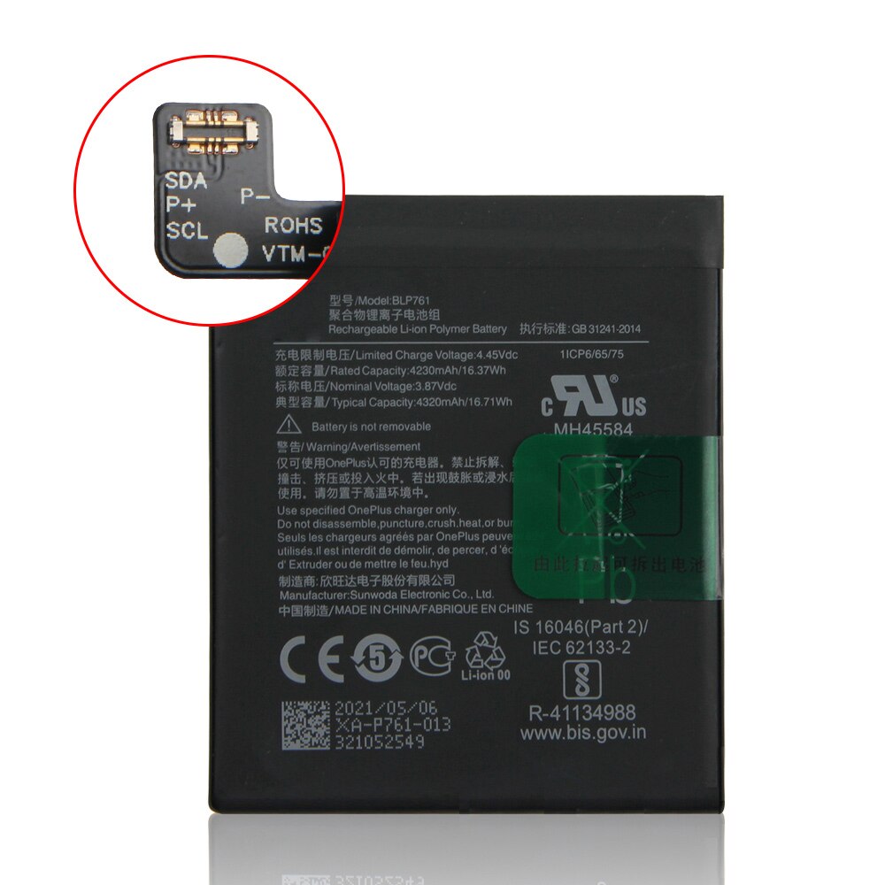 Oneplus 8 Pil Batarya BLP761